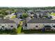 Aerial view of a residential neighborhood with green lawns and tree-lined streets at 2016 Cypress Bay Blvd, Kissimmee, FL 34743