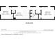 Second level floor plan with two bedrooms, a seating area, closets and one bath at 2016 Cypress Bay Blvd, Kissimmee, FL 34743