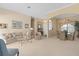 Open-concept living room and dining room offering ample space for entertaining at 2780 Highland View Cir, Clermont, FL 34711