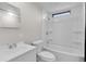 Bright bathroom featuring a tub and shower combination, along with a modern vanity at 33506 Luana Ct, Leesburg, FL 34788