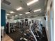 Modern fitness center equipped with various machines and weights, offering residents a convenient workout space at 3420 Gerber Daisy Ln, Oviedo, FL 32766