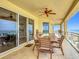This spacious balcony provides picturesque views of the surrounding area and ocean at 4071 S Atlantic Ave # 803, New Smyrna Beach, FL 32169
