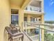 Private terrace provides picturesque scenery at 4071 S Atlantic Ave # 803, New Smyrna Beach, FL 32169