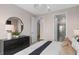 Comfortable main bedroom featuring modern decor, recessed lighting, and an ensuite bath across the hall at 4152 Winding Pines Dr, Apopka, FL 32712