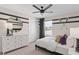 Nicely decorated bedroom with black and white color scheme and decorative accents at 4152 Winding Pines Dr, Apopka, FL 32712