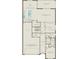 Detailed first floor plan featuring a 3-car garage, kitchen, gathering room, covered lanai, flex room, and second bedroom at 4152 Winding Pines Dr, Apopka, FL 32712