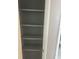 Linen closet with shelving in bathroom at 435 N Observatory Dr, Orlando, FL 32835
