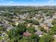 An aerial view shows the home with mature trees providing shade and privacy at 5709 Breskin Dr, Orlando, FL 32839