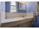 Bathroom featuring a sleek sink, vanity, and medicine cabinet at 5709 Breskin Dr, Orlando, FL 32839