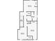 Detailed floor plan of the second floor showing the layout of rooms and dimensions at 602 Milan Dr, Kissimmee, FL 34758
