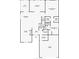 Detailed floor plan of the first floor showing the layout of rooms and dimensions at 602 Milan Dr, Kissimmee, FL 34758