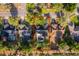Aerial view highlighting property lines, pool, and neighborhood at 659 N Endeavour Dr, Winter Springs, FL 32708