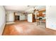 Open living space featuring a bar area and tiled flooring at 770 Manor Dr, Bartow, FL 33830