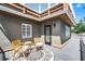 Outdoor patio area with table and chairs at 910 Alameda St, Orlando, FL 32804