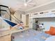 Spacious bedroom with custom bunk beds and basketball game at 2614 Parkland Dr, Winter Park, FL 32789