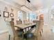 Beautiful dining room showcasing hardwood floors, a modern light fixture, and neutral decor for inviting gatherings at 2614 Parkland Dr, Winter Park, FL 32789