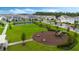 Community playground and basketball court surrounded by lush green spaces and residences on a sunny day at 2747 Slash Way, St Cloud, FL 34771