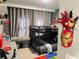 Stylized ' bedroom featuring a bunk bed, fun wall decor, and playful toy displays at 2926 Crest Wave Dr, Clermont, FL 34711