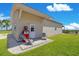 Exterior angle of house featuring unique architectural design and landscaping at 11630 Flynn Ct, Winter Garden, FL 34787