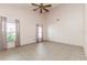 Bright bedroom with vaulted ceiling, tile flooring, and natural light at 212 Hound Run Pl, Casselberry, FL 32707