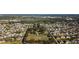 Overhead view of a planned community with mature trees, green spaces, recreational areas, and well-kept homes at 690 Cascading Creek Ln, Winter Garden, FL 34787