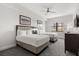 Bright bedroom with two queen beds, contemporary decor, and a view from the window at 14501 Grove Resort Ave # 3335, Winter Garden, FL 34787