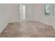 Bright bedroom with an ensuite bathroom featuring decorative floor tiles at 1906 Oakbrook Dr, Longwood, FL 32779