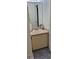 Bathroom featuring a well-lit vanity with sink and storage, enhanced by a modern gray rug at 2218 Abbey Rd, Winter Haven, FL 33880