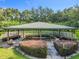 Outdoor pavilion features picnic tables, grill, and beautiful landscaping at 2983 Park Meadow Dr, Apopka, FL 32703