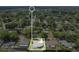 An aerial view of a home in a mature neighborhood at 3713 Dover St, Orlando, FL 32806