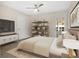 Bright bedroom featuring hardwood floors, recessed lighting, and a ceiling fan at 3713 Dover St, Orlando, FL 32806