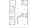 Detailed floor plan outlining the layout of rooms, dimensions, and the overall flow of the home at 4779 Cragmere Loop, Clermont, FL 34711