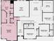 Second-floor plan with second suite, game room, media room, and bedrooms at 536 Moon Shell Cir, New Smyrna Beach, FL 32168