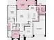 Layout showing a spacious primary suite, great room, and a two-car garage at 536 Moon Shell Cir, New Smyrna Beach, FL 32168
