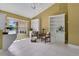 Bright and airy living area with vaulted ceilings, built-in shelving, and stylish decor at 5836 Goldenwood Dr, Orlando, FL 32817
