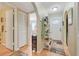 Inviting foyer with tile flooring, storage, and a glimpse into other living spaces at 600 N Boundary Avenue # 119A, Deland, FL 32720