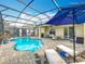 Inviting screened pool with outdoor lounge area perfect for relaxation at 7748 Four Seasons Blvd, Kissimmee, FL 34747