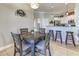 The dining area leads into an open concept kitchen at 8037 Bangle Ln, Orlando, FL 32836