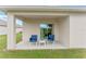 This patio is perfect for outdoor seating at 976 Commons Way, Port Orange, FL 32129