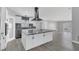 Beautiful kitchen features white cabinets, stainless steel appliances, and an island with pendant lighting at 5091 Plymouth Turtle Cir, St Cloud, FL 34772