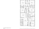 Schematic of the second floor displaying the layout of bedrooms, bathrooms, and closets at 7644 Fairfax Dr, Kissimmee, FL 34747