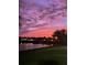 Picturesque sunset over the lake, offering breathtaking views and a tranquil setting at 9872 Sw 75Th Street Rd, Ocala, FL 34481