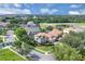 Stunning aerial view of the home nestled within a lush neighborhood with golf course views at 1786 Lee Janzen Dr, Kissimmee, FL 34744