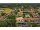 Drone's eye view shows where a specific property sits within its community at 516 Bahia Cir # B, Ocala, FL 34472