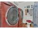 Convenient laundry room featuring a modern washer and dryer set plus a toilet at 516 Bahia Cir # B, Ocala, FL 34472