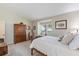 Bedroom with a window bench and plush carpet at 6054 Tarawood Dr, Orlando, FL 32819