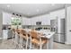 Modern kitchen featuring white cabinets, quartz countertops, and stainless steel appliances at 6725 Sw 131St Cir, Ocala, FL 34481