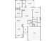 Detailed floor plan showcasing the layout of the home, including bedrooms, bathrooms, and living spaces at 14137 Queenside St, Orlando, FL 32824