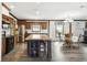 Well-equipped kitchen with an island, stainless steel appliances, and a cozy breakfast nook at 18906 Merrich Rd, Orlando, FL 32820