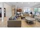 Comfortable living room featuring neutral decor and an open floor plan at 2365 Sterling Creek Pkwy, Oviedo, FL 32766